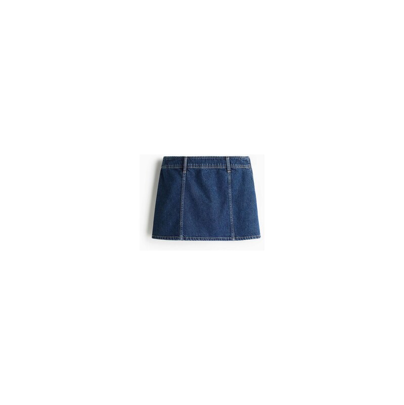 H&M - Minisukně - Tmavý Denim Blue