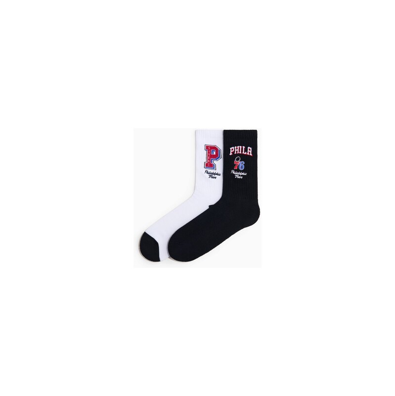 H&M - Ponožky 2 páry - Černá/Philadelphia 76Ers