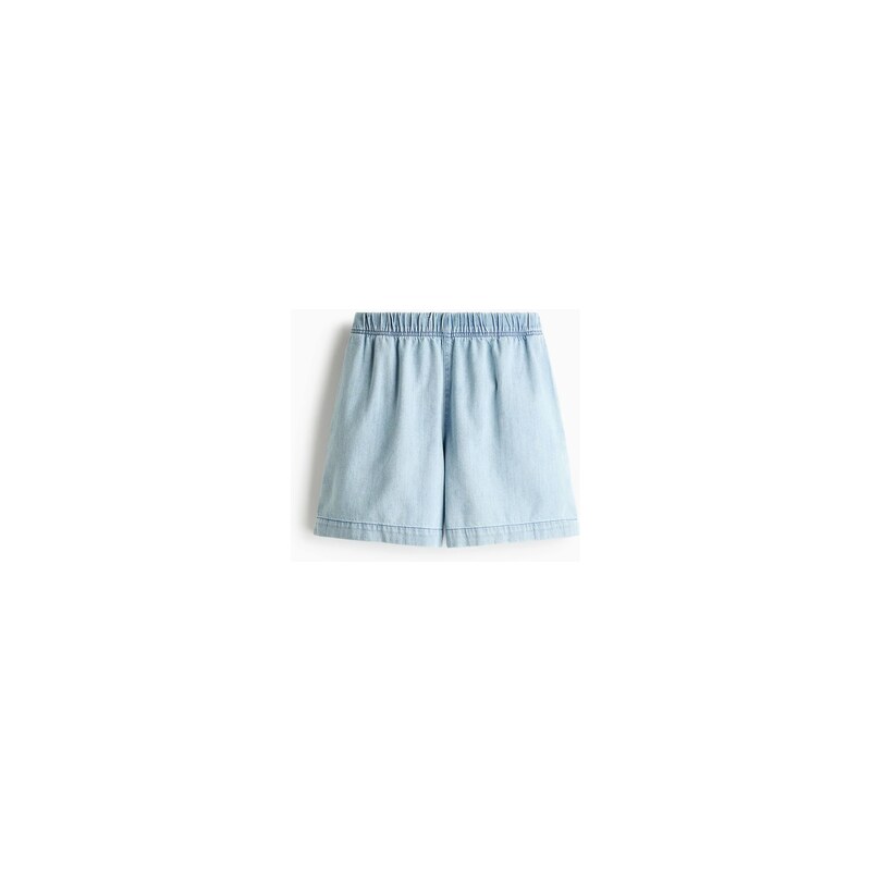 H&M - Džínové natahovací šortky - Světlý Denim Blue