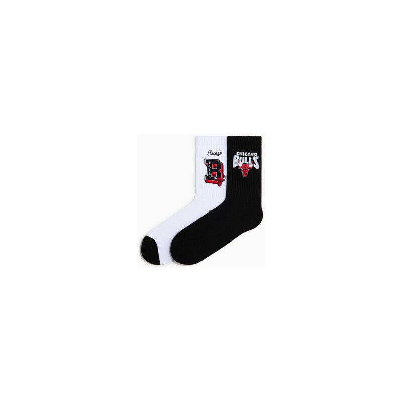 H&M - Ponožky 2 páry - Černá/Chicago Bulls