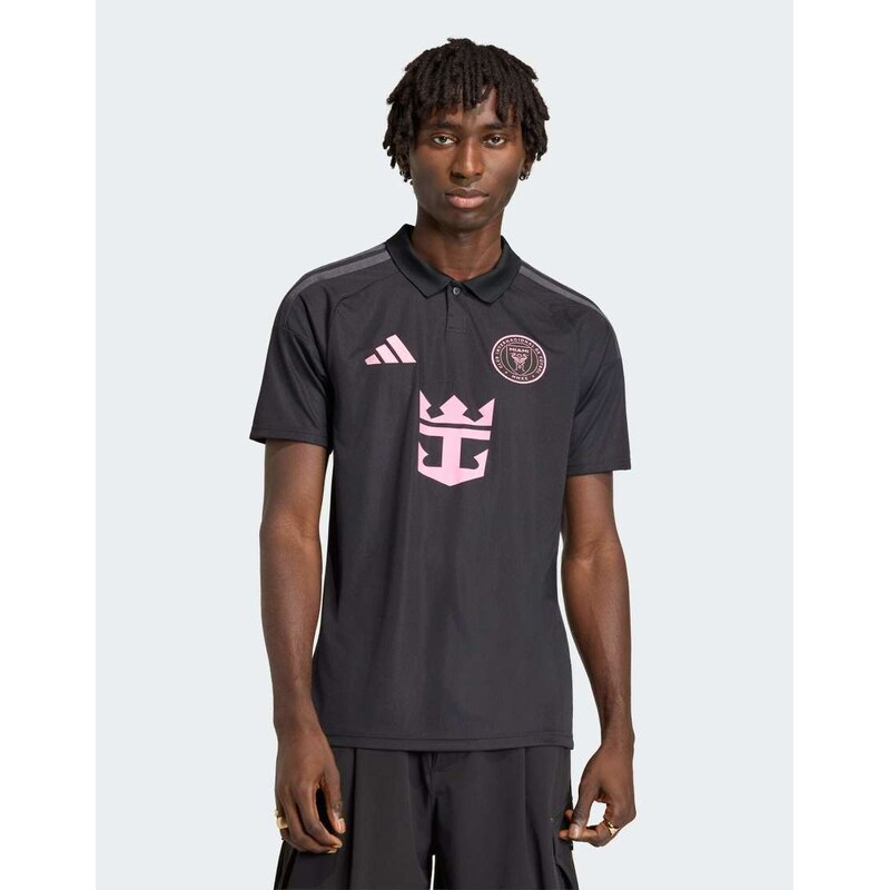 adidas performance Inter miami cf away jersey messi in black /
