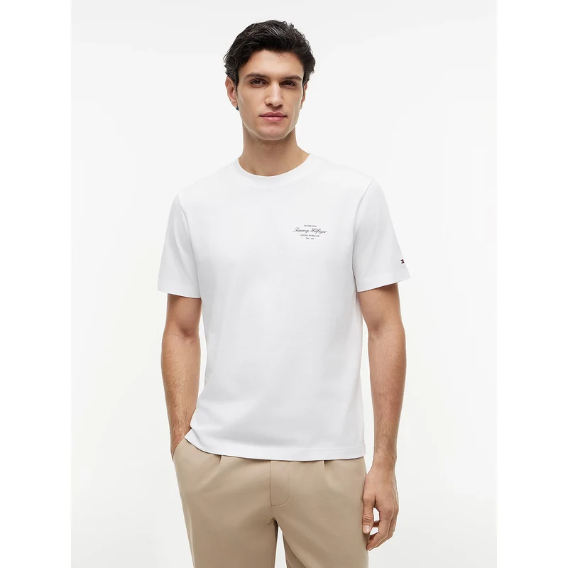 Tommy Hilfiger pánské bílé tričko