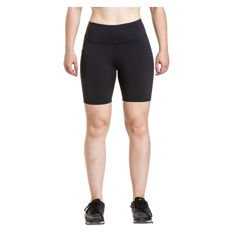 Meatfly dámské biker kraťasy Shorbi Long Black | Černá