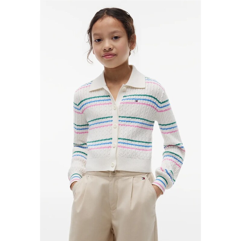 Tommy Hilfiger kardigan dětský s bavlnou