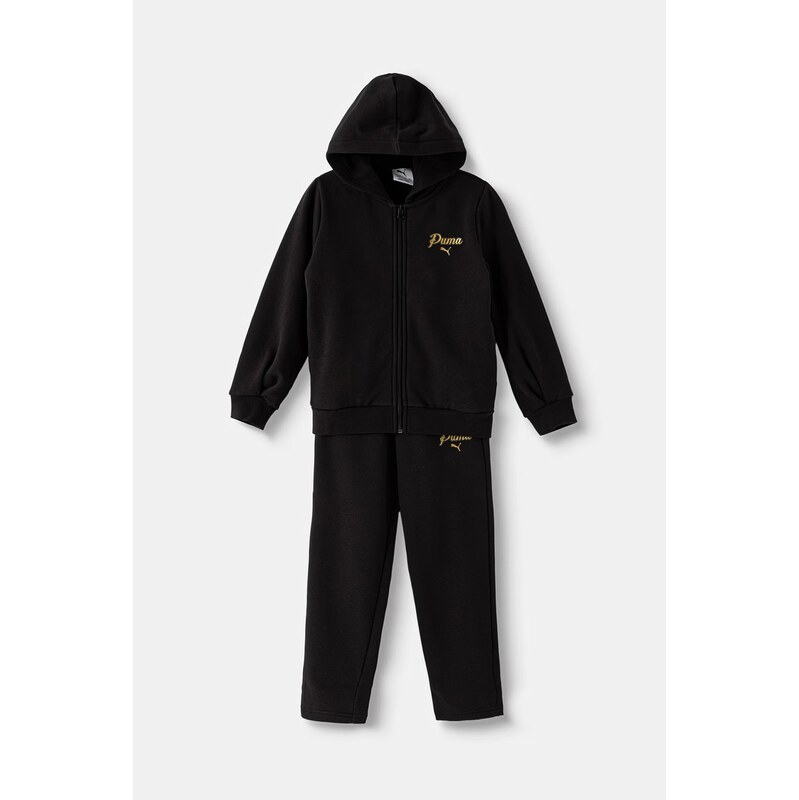 Puma tepláková souprava dětská s bavlnou ESS SCRIPT Sweat Suit