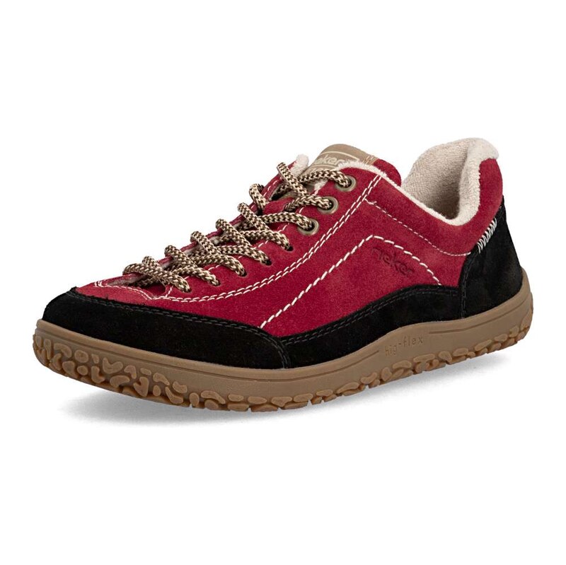 Dámské polobotky RIEKER 52303-35 červená