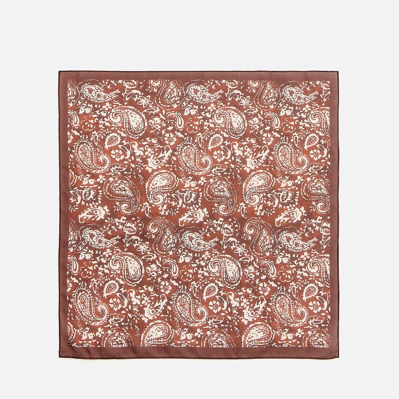 Reserved - LADIES` SCARF - hnědá