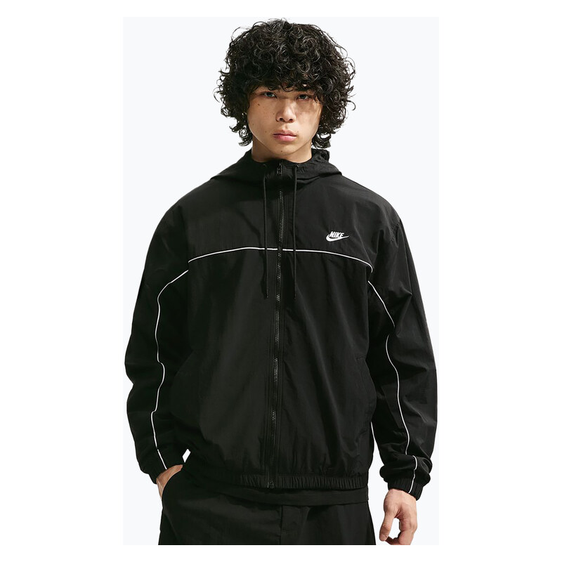 Pánská bunda Nike Club Black/White/White