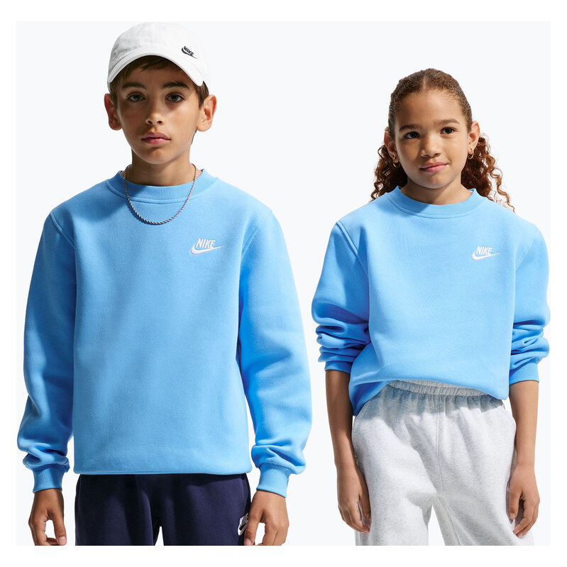 Dětská mikina Nike Sportswear Club Fleece football blue/white