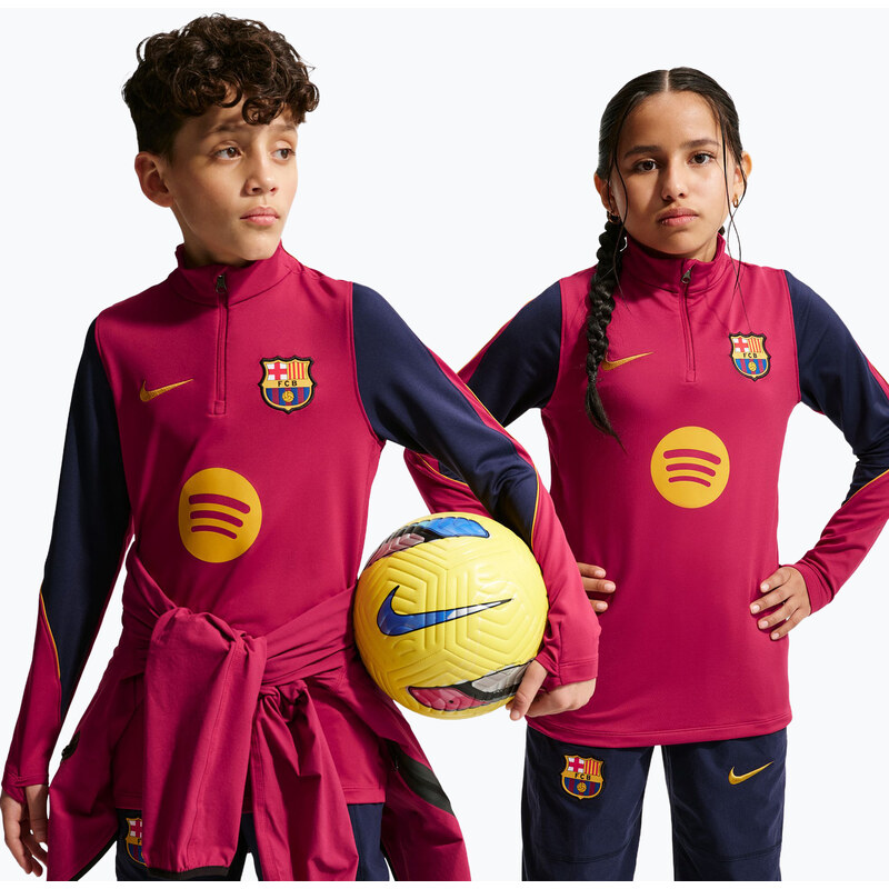 Dětská fotbalová mikina Nike FC Barcelona Strike Dri-Fit Soccer