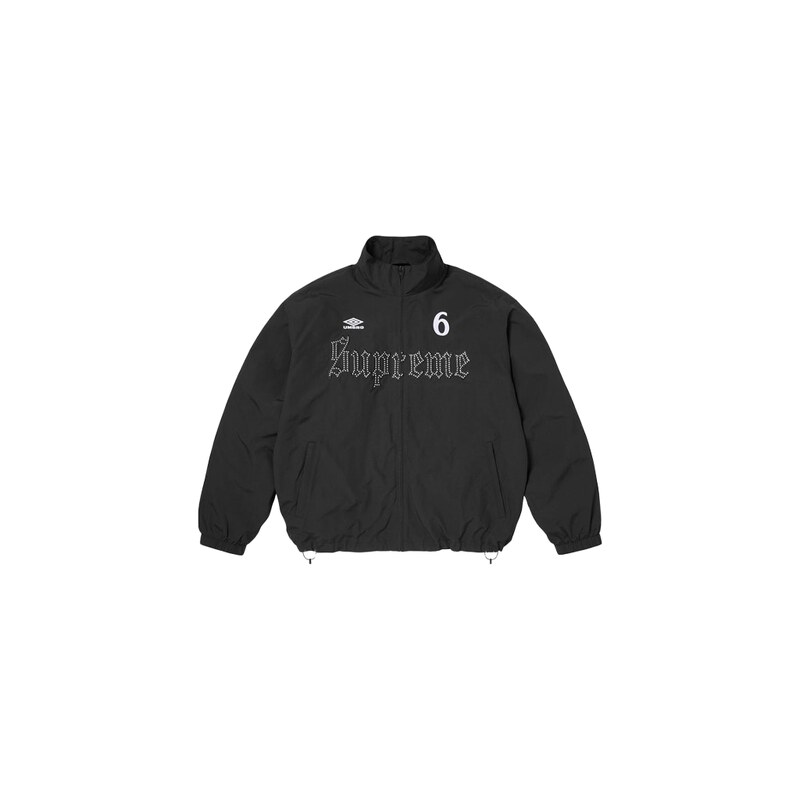 Supreme x Umbro Rhinestone Track Jacket Black