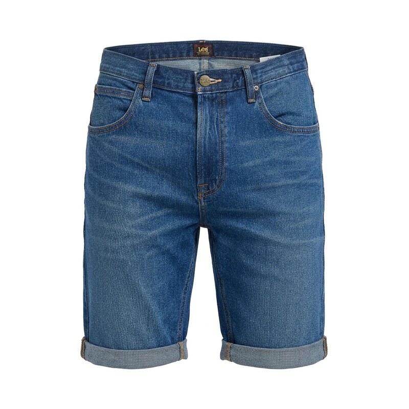 Lee Džíny 5 POCKET SHORTS modrá džínovina
