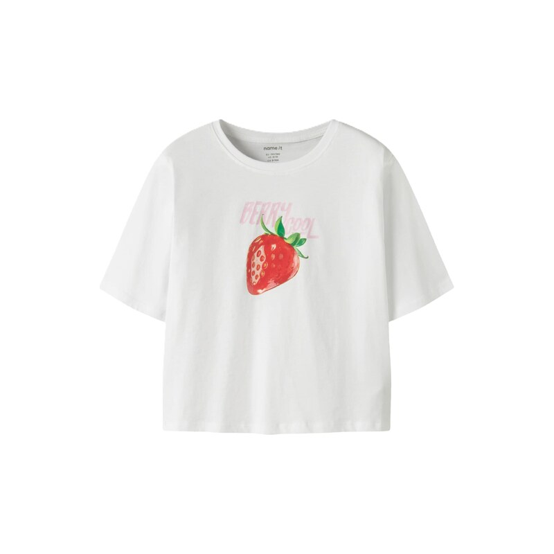 NAME IT Tričko NKFFARINAZ zelená / růže / červená / bílá