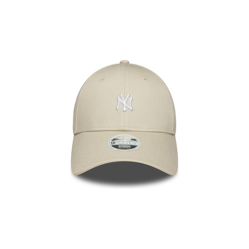 NEW ERA Kšiltovka 9FORTY béžová / bílá