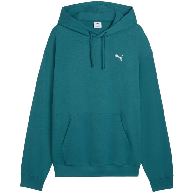 Pánská mikina Puma ESS Elevated Relaxed Hoodie, zelená, 692019,
