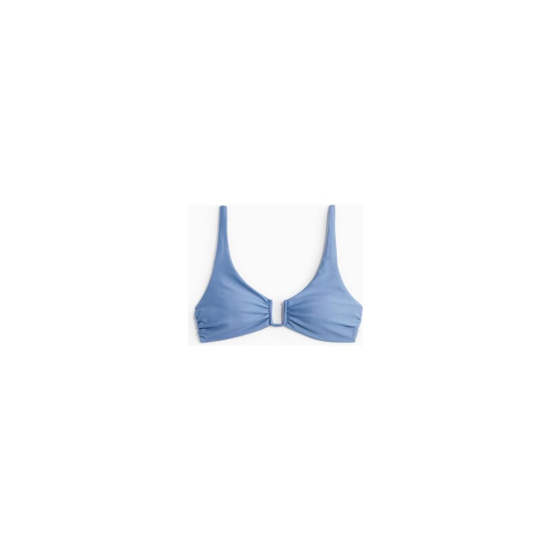 H&M - Vyztužená bikinová podprsenka - Modrá