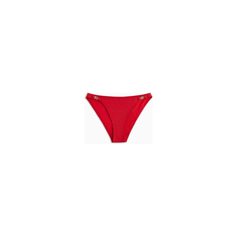 H&M - Bikinové kalhotky Cheeky - Červená