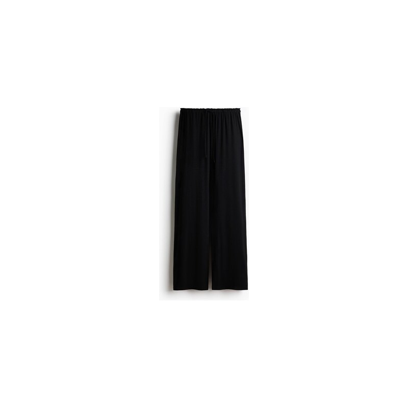 H&M - Pyžamové kalhotys ažurou - Černá