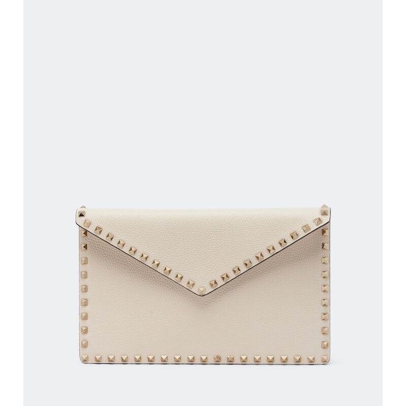 Valentino Garavani Rockstud Large leather pouch