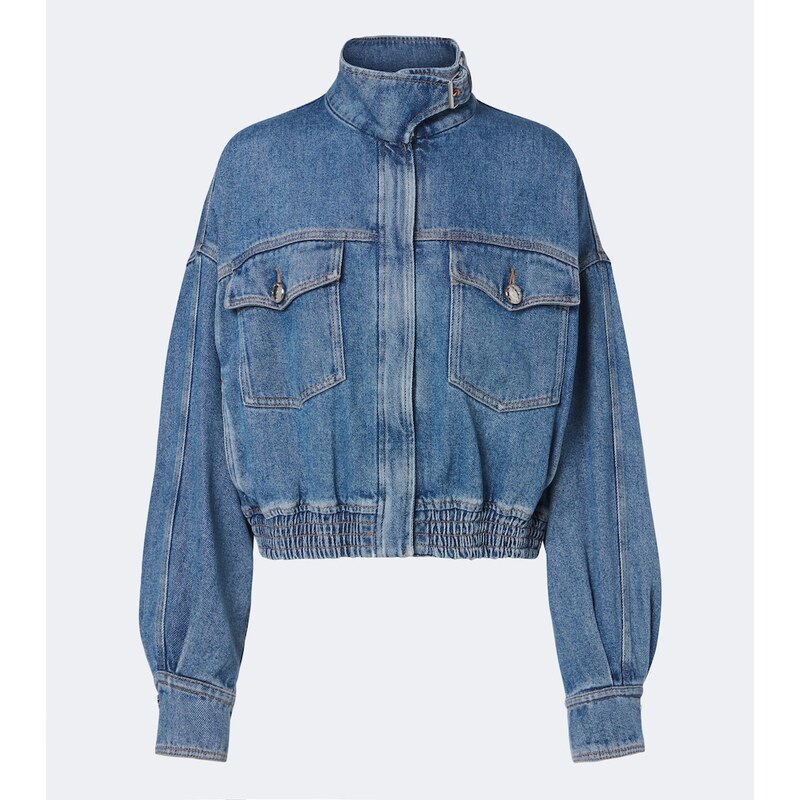 Sportmax Denim bomber jacket
