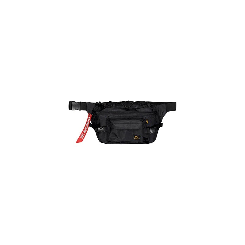 ALPHA INDUSTRIES Taška přes rameno Combat černá