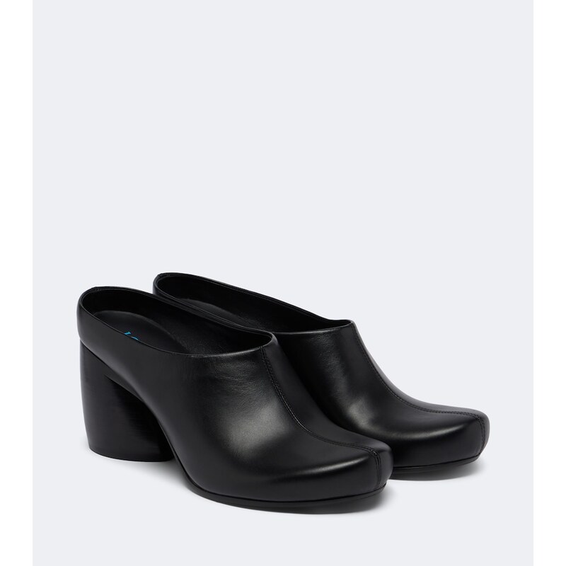 Loewe Oval leather mules