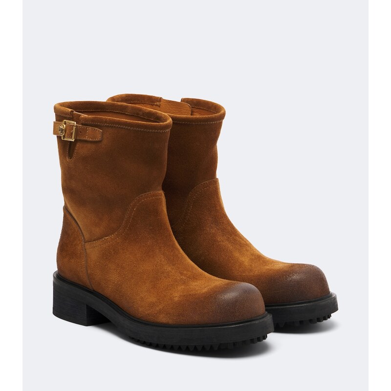 Versace Suede ankle boots