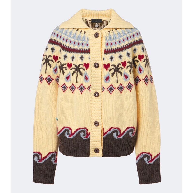 Alanui Sweet Winter virgin wool cardigan