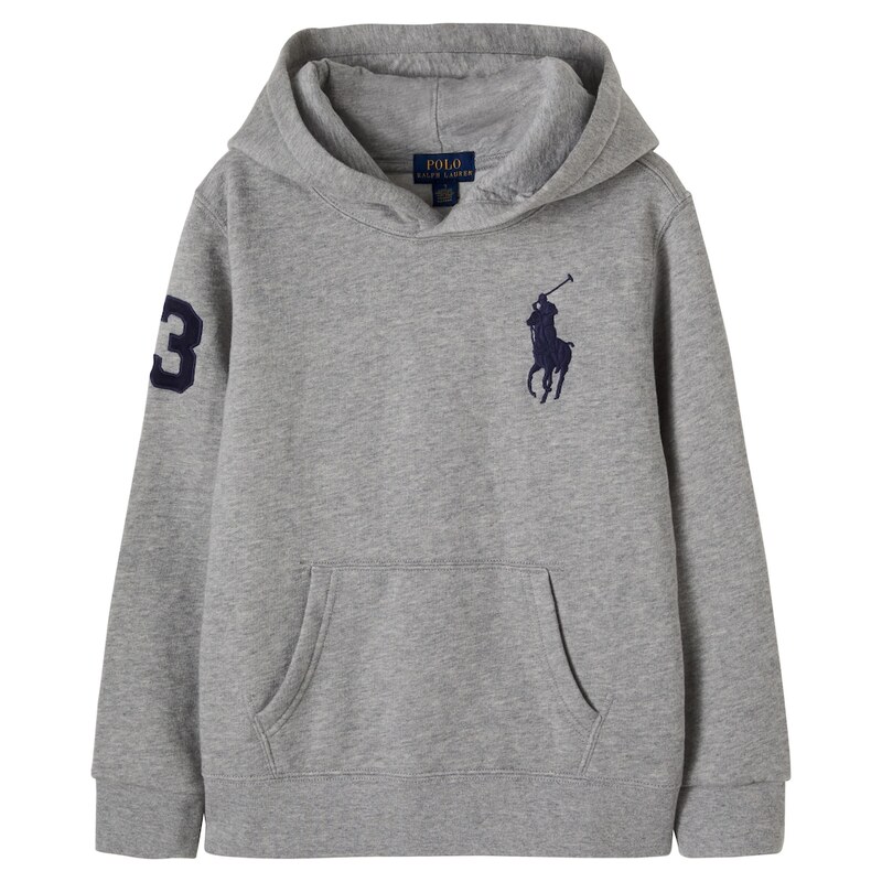 Polo Ralph Lauren Kids Embroidered cotton-blend fleece hoodie