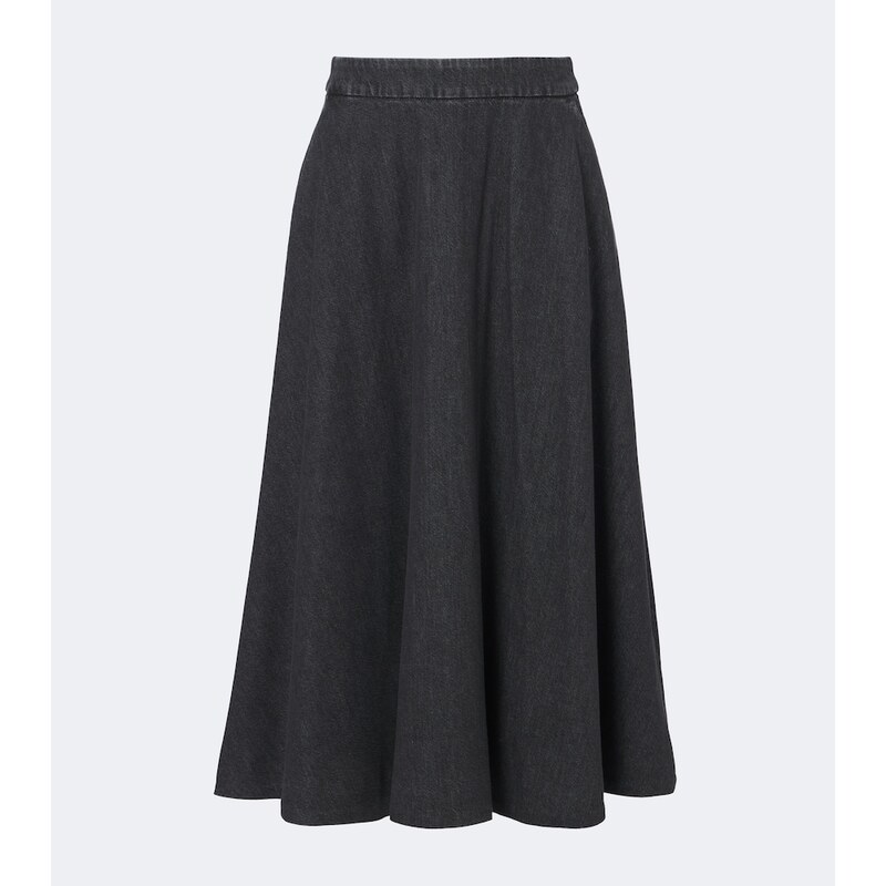 S Max Mara Denim midi skirt