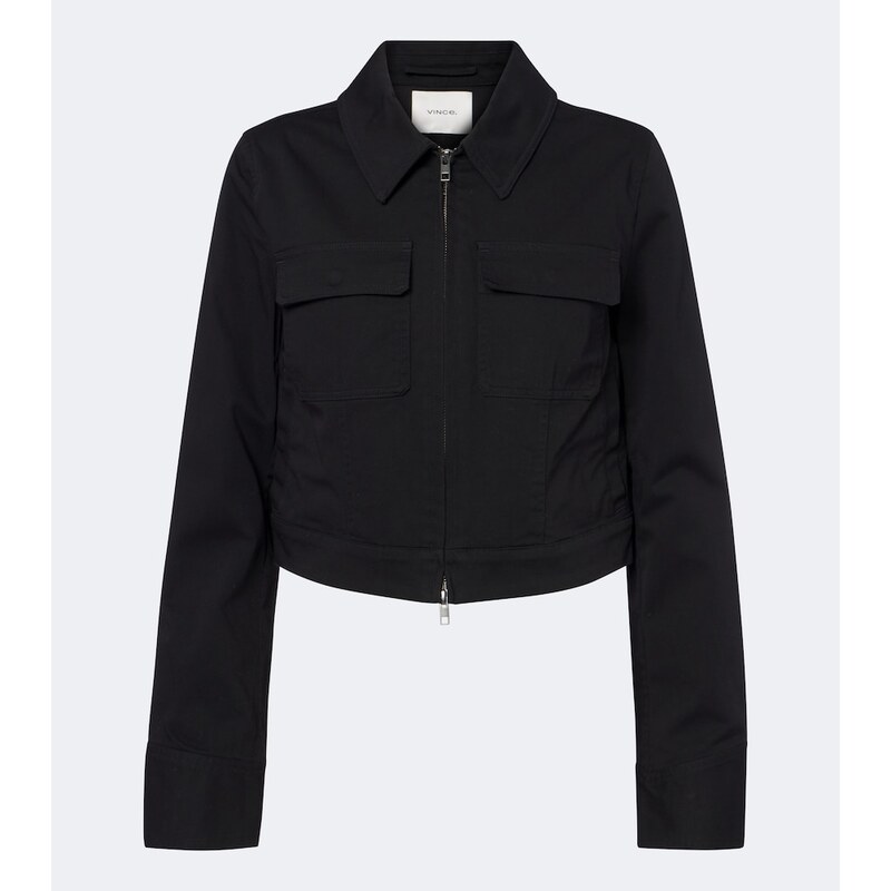 Vince Cropped cotton jacket