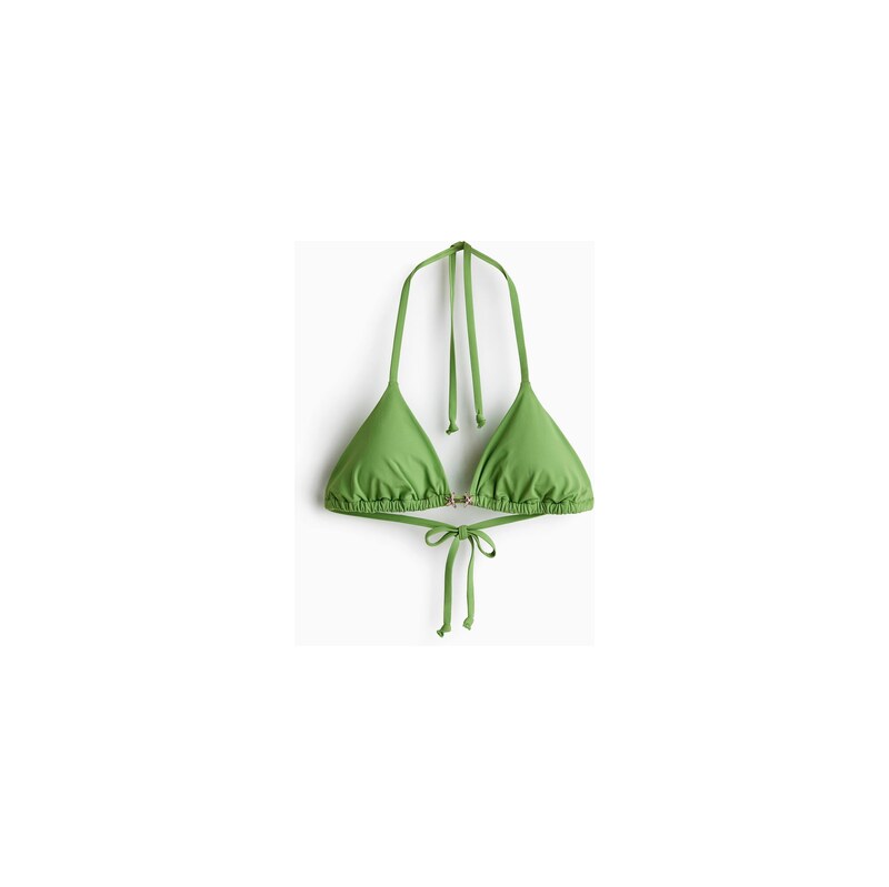 H&M - Vyztužený bikinový top - Zelená