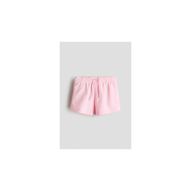 H&M - Teplákové šortky - Světle Růžová