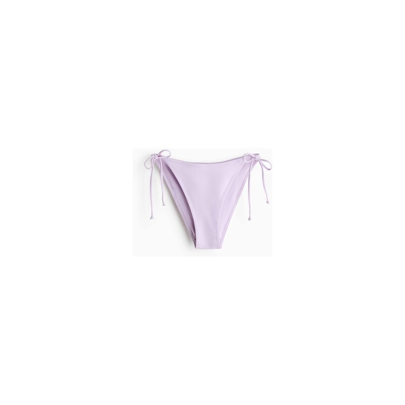 H&M - Zavazovací bikinové kalhotky tanga - Šeříková