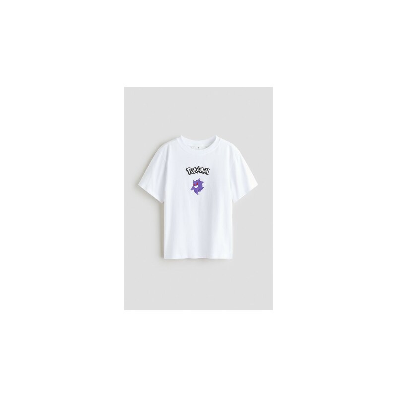 H&M - Tričkos potiskem - Bílá/Pokémon