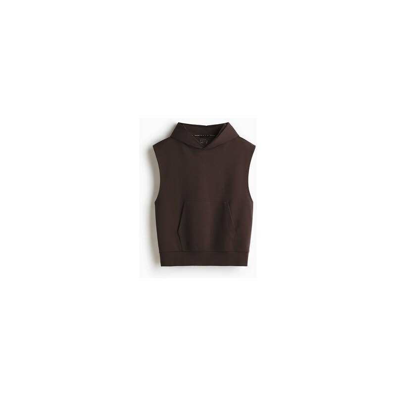 H&M - Sportovní mikina bez rukávů Regular Fit DryMove - Tmavě