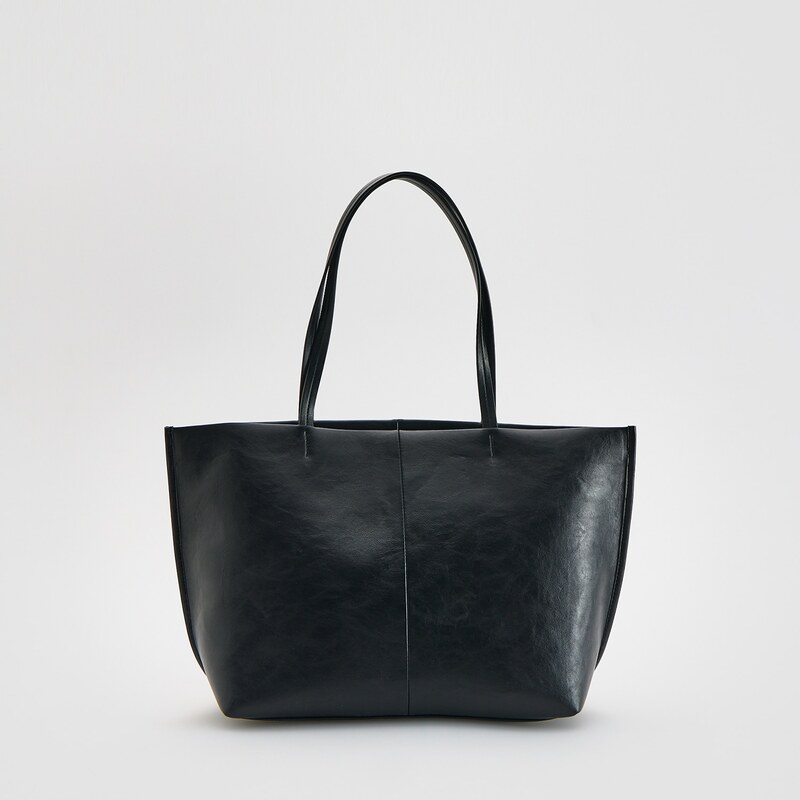 Reserved - Kabelka shopper - černý