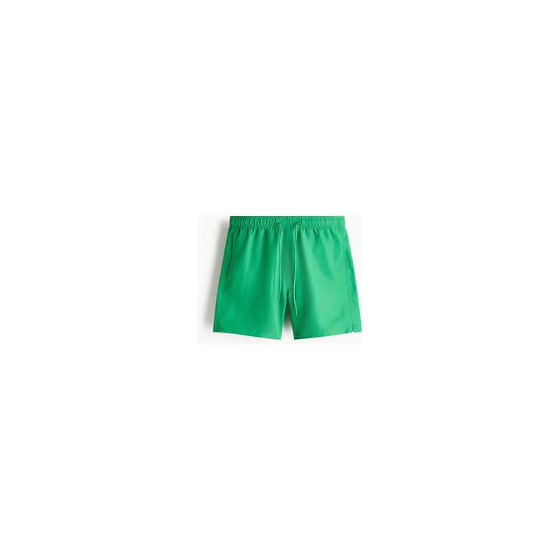 H&M - Plavkové šortky - Jasně Zelená