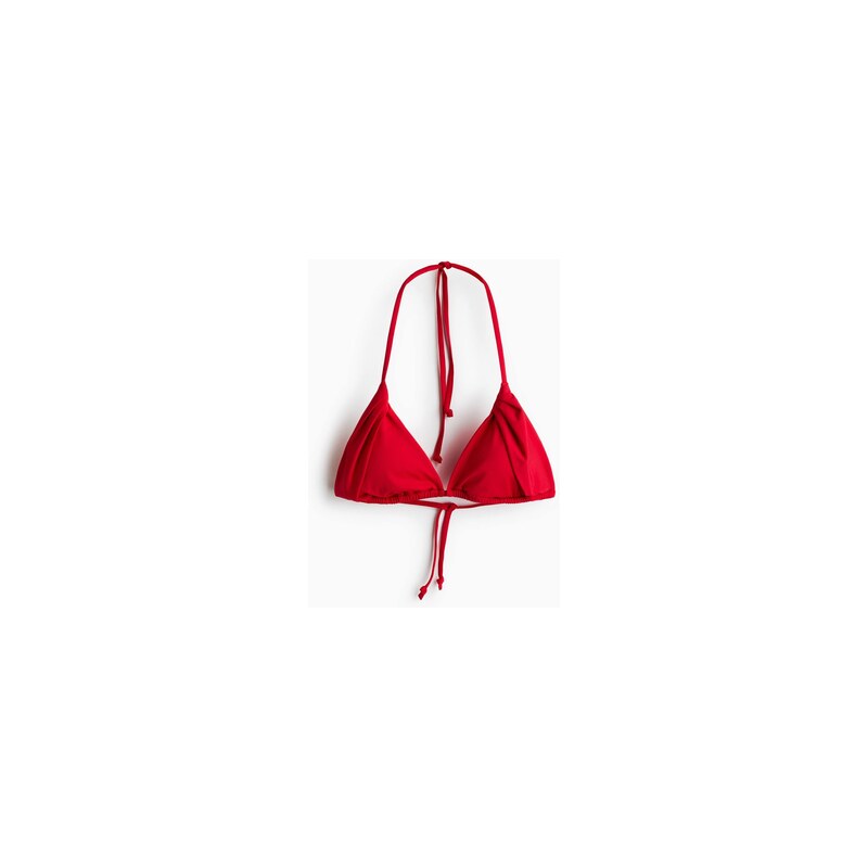 H&M - Vyztužená bikinová podprsenka - Jasně Červená