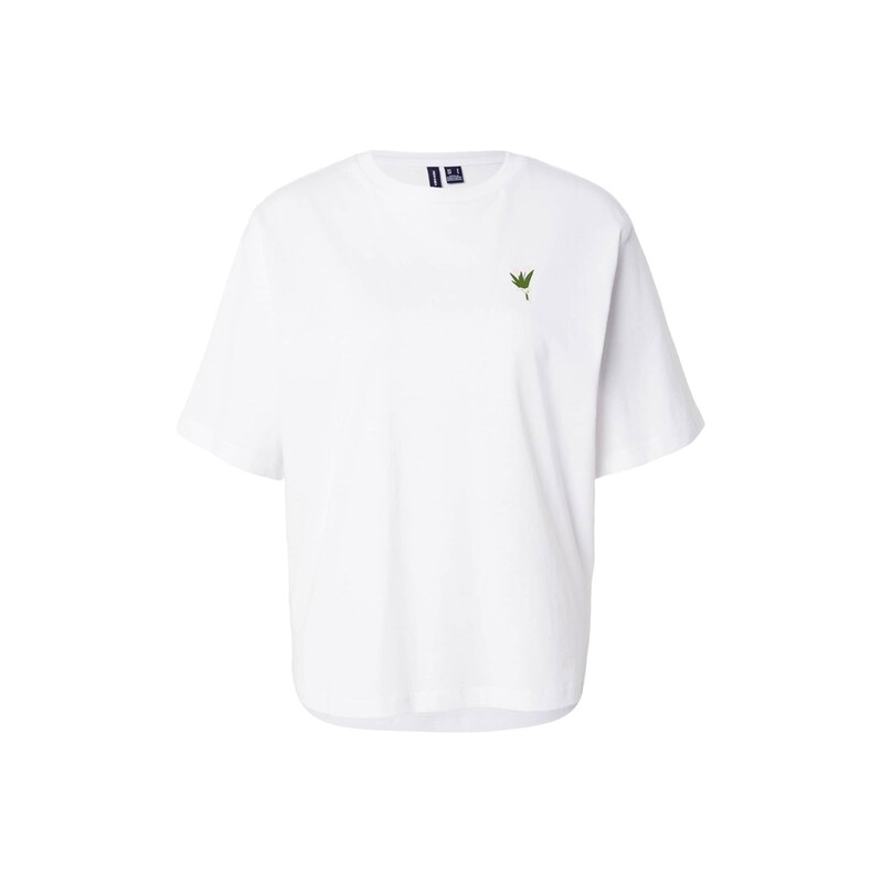 VERO MODA Tričko VMPAULINA THEA béžová / citronová / olivová /