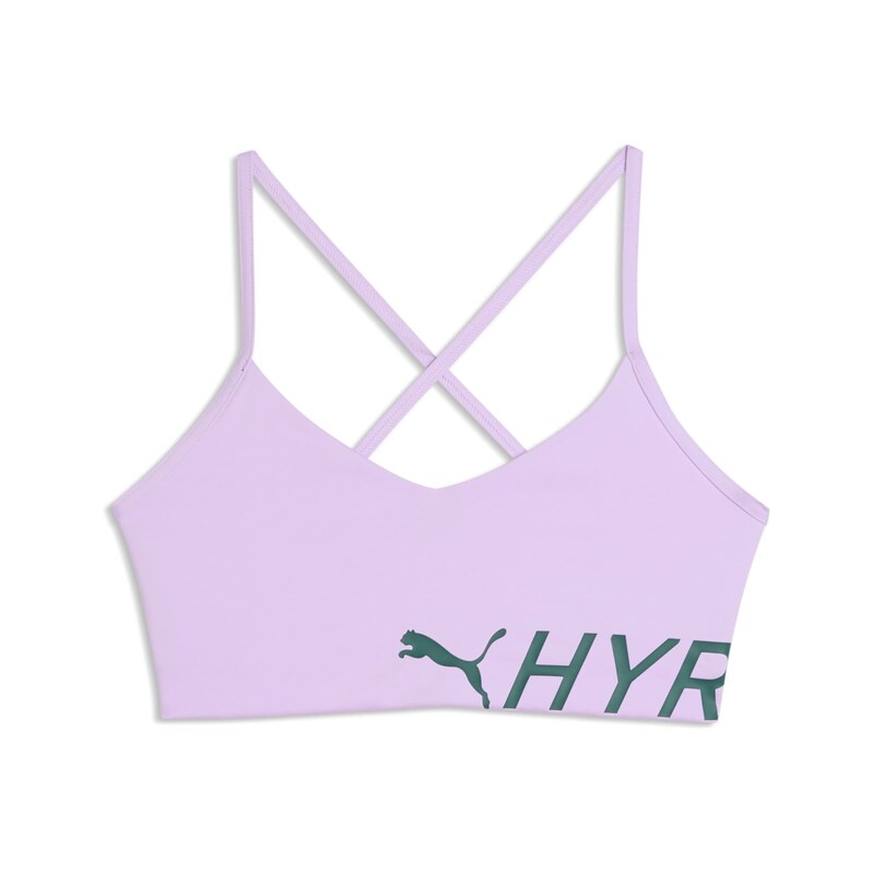 PUMA Sportovní podprsenka Puma x Hyrox Pwrmode tmavě zelená /