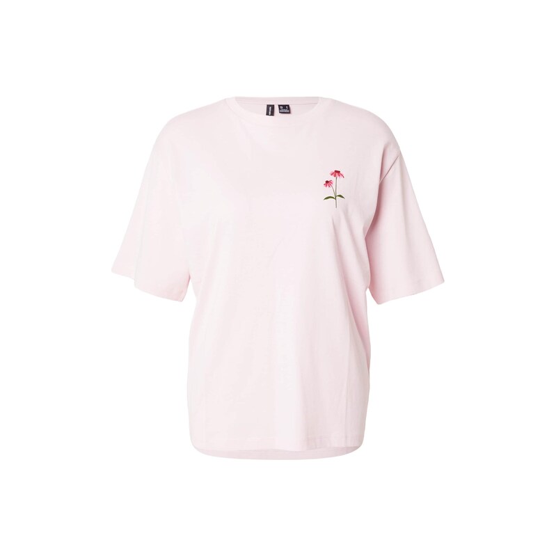 VERO MODA Tričko VMPAULINA THEA rákos / růžová / starorůžová /