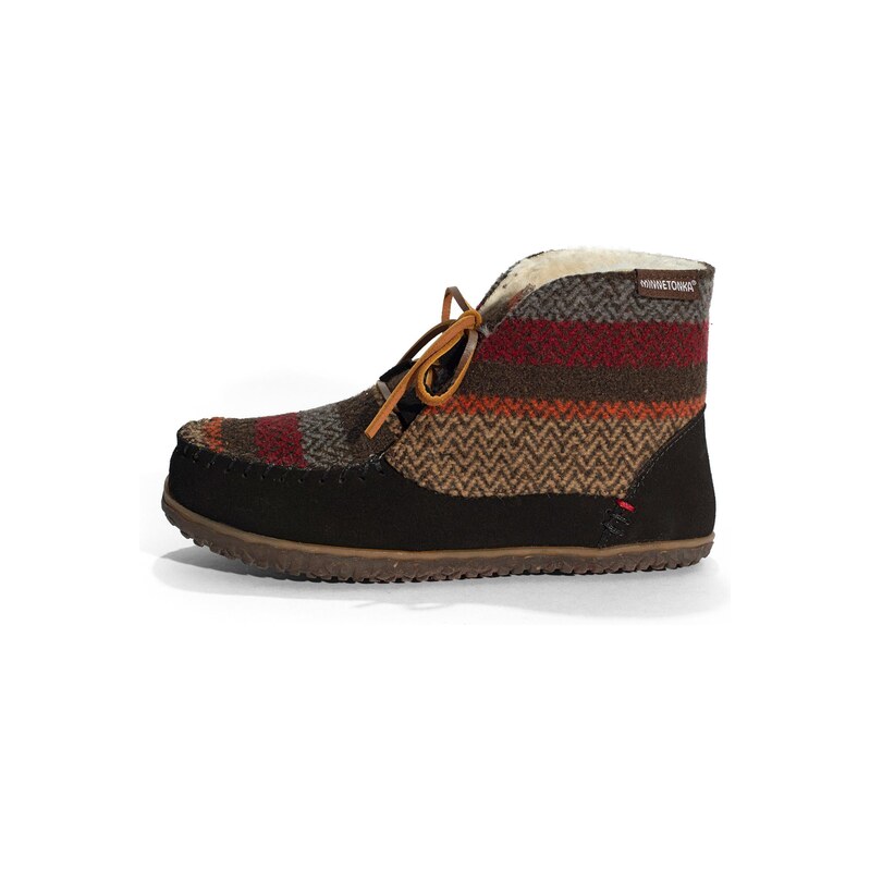 Minnetonka Kozačky Torrey žlutá / nefritová / červená / černá