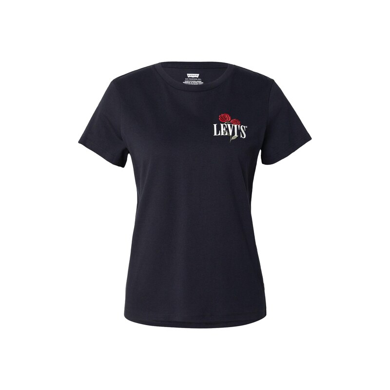 LEVIS  Tričko The Perfect khaki / jasně červená / černá / bílá