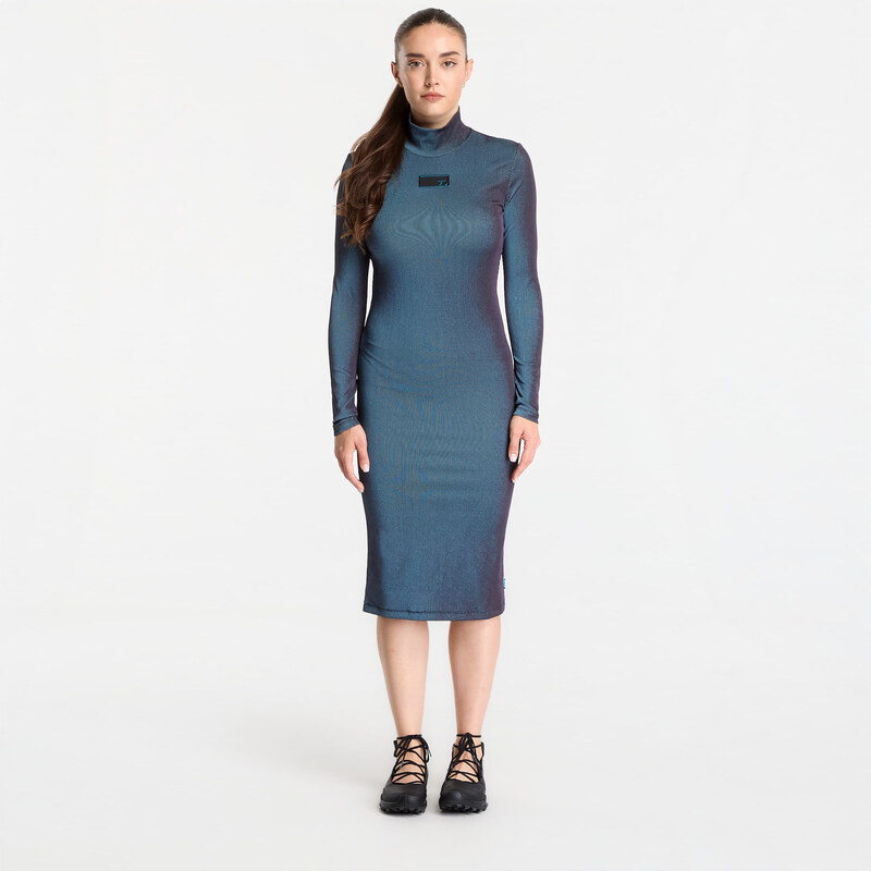 Šaty EA7 Emporio Armani Train 7.0 W Dress Fancy Ribs Black /