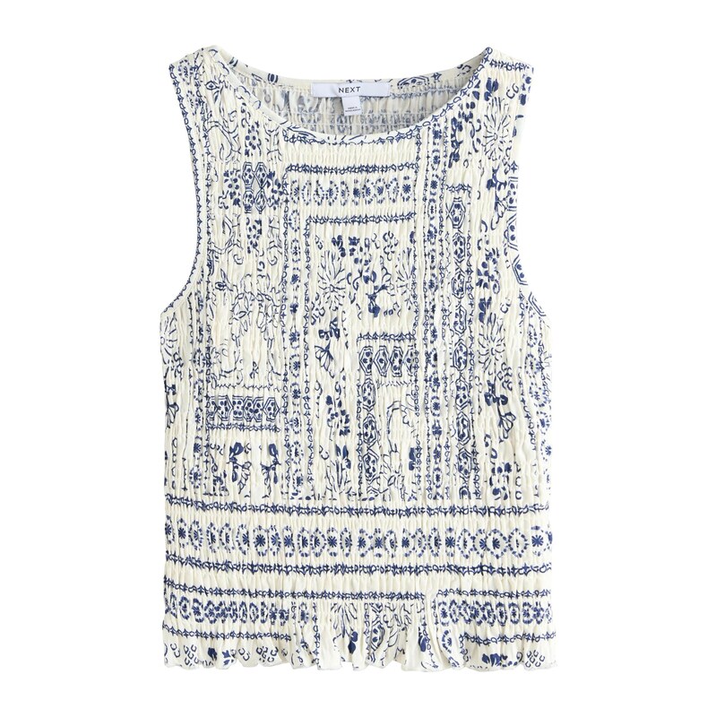 Next Top modrá / offwhite