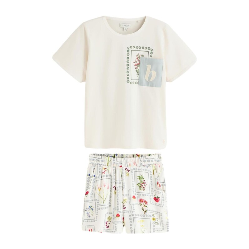 B by Ted Baker Pyžamo krémová / světlemodrá / trávově zelená /