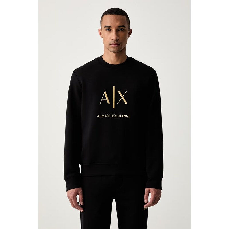 Armani Exchange mikina pánská s bavlnou