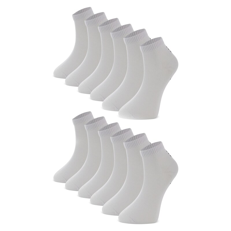 Crea Socks Ťapky Regular Socks White bílá
