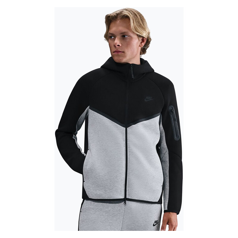 Pánská mikina Nike Tech black/dark grey heather/black